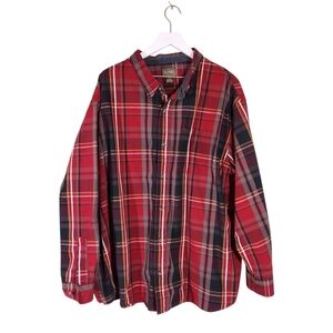 CE Schmidt Workwear Plaid Button Down Shirt, Sz 3X